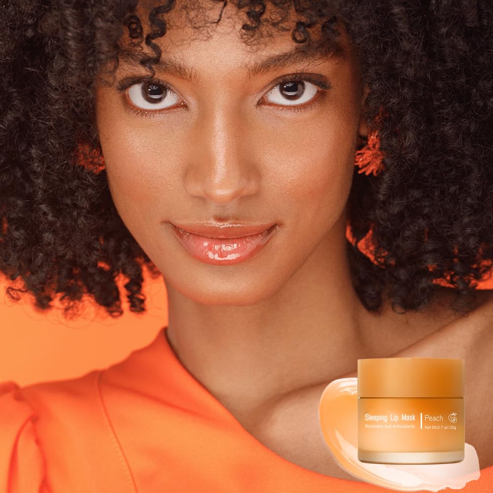 Fovcos mascarilla labios, aplicación nocturna fácil para labios más nutridos.