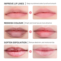 Fovcos mascarilla labios, suaviza arrugas y mejora la textura al despertar.