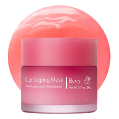 Fovcos mascarilla labial dormir, hidratación nocturna para labios suaves al despertar.