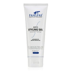FRAGFRE gel de peinado para hombres, botella de 8oz, fijación normal sin fragancia.