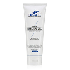 FRAGFRE gel de peinado para hombres, botella de 8oz, fijación normal sin fragancia.