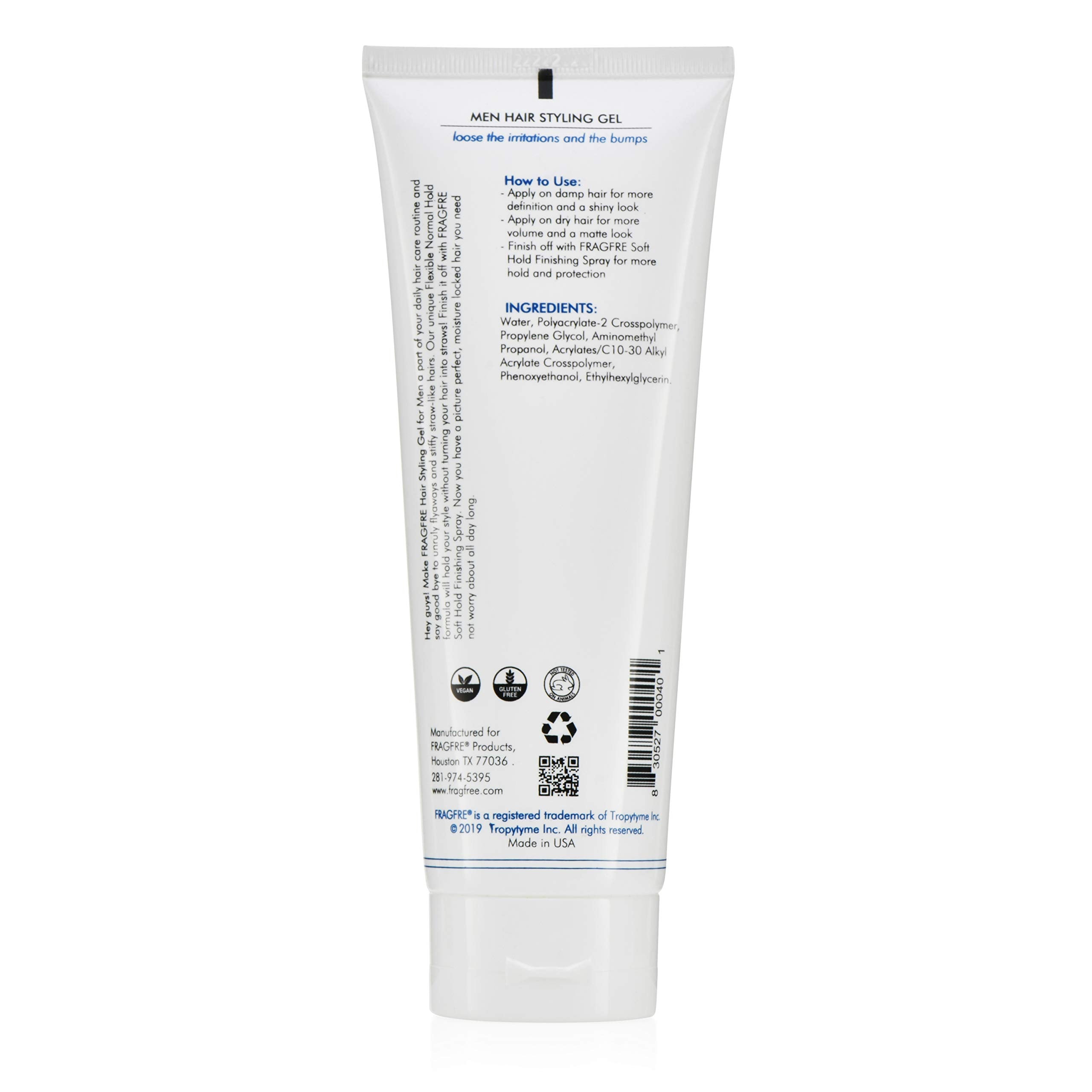 FRAGFRE gel, mínimo residuo y estilo natural sin irritantes.