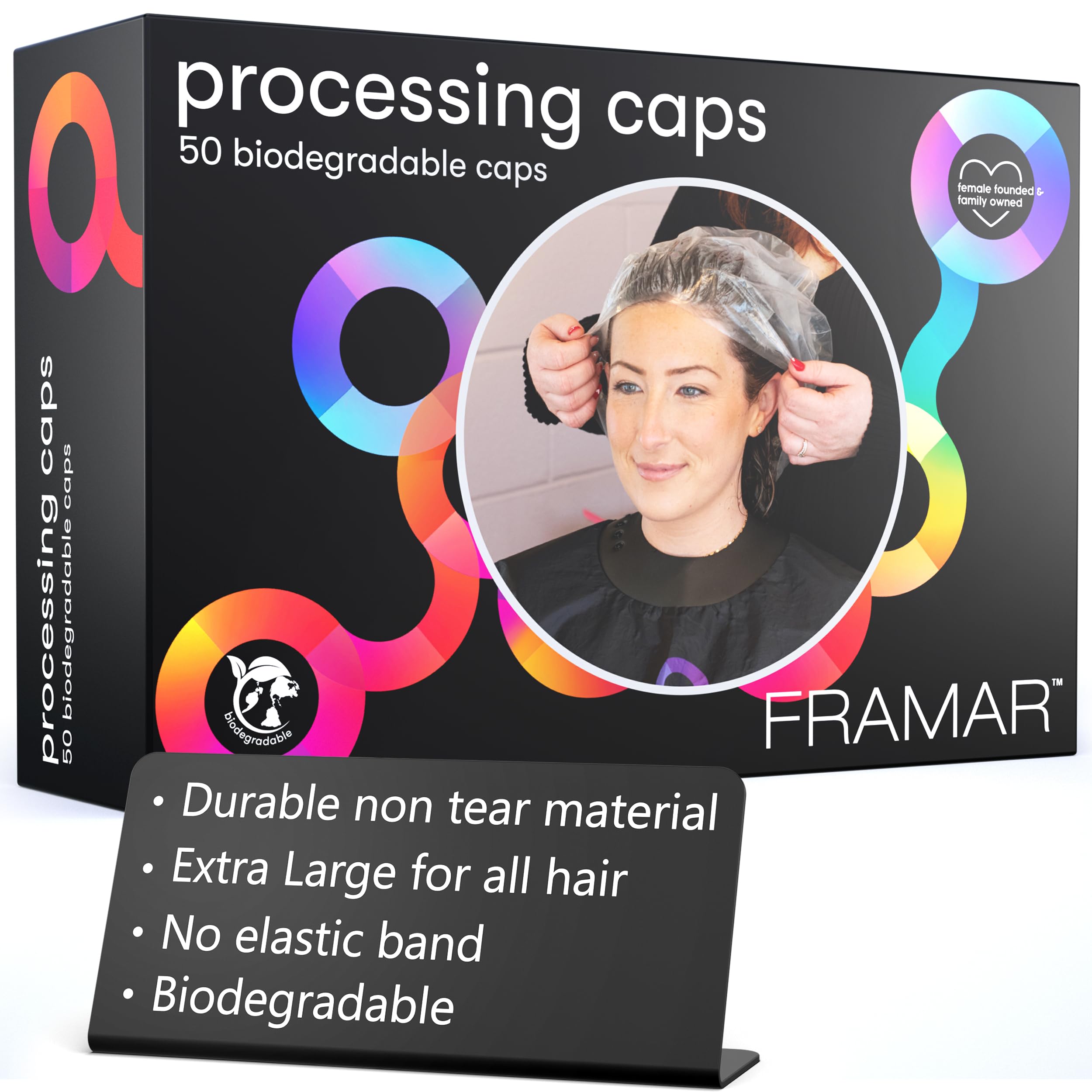 FRAMAR XL cap-proceso-coloracion-cabello: protección total durante coloración y evita manchas