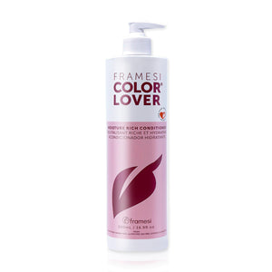 FRAMESI Color Lover Acondicionador en botella, hidratación intensa para cabello teñido.