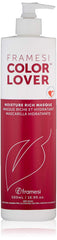 Frasco de Framesi Color Lover Masque con 500 ml para hidratación intensa del cabello teñido.