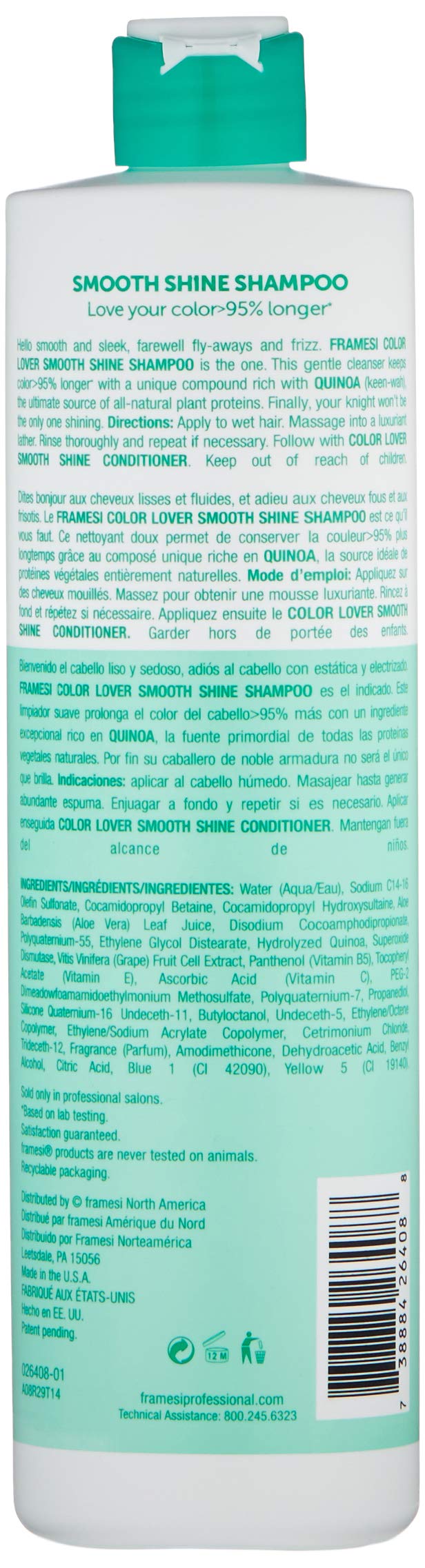 Framesi Smooth Shine: textura cremosa ideal para cabellos teñidos y peinables.