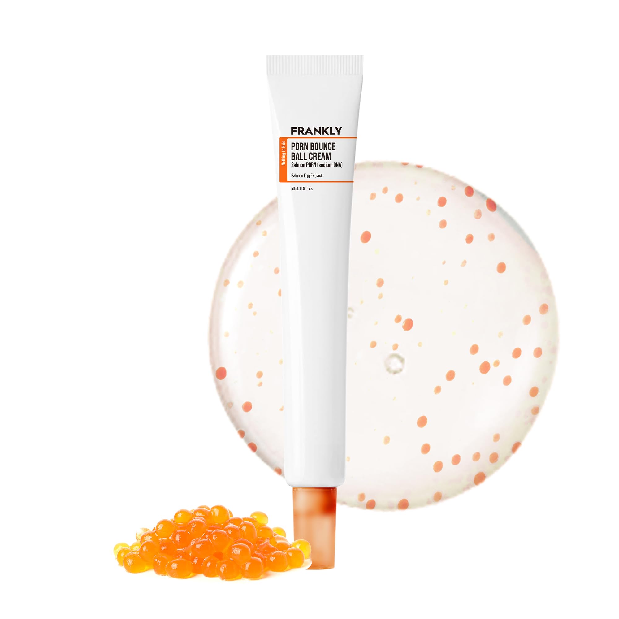 FRANKLY Salmon PDRN Bounce Ball Crema con bolitas reparadoras para uso diario