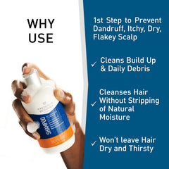 Frederick Benjamin Shampoo: cuero cabelludo irritado, alivio suave y limpieza.