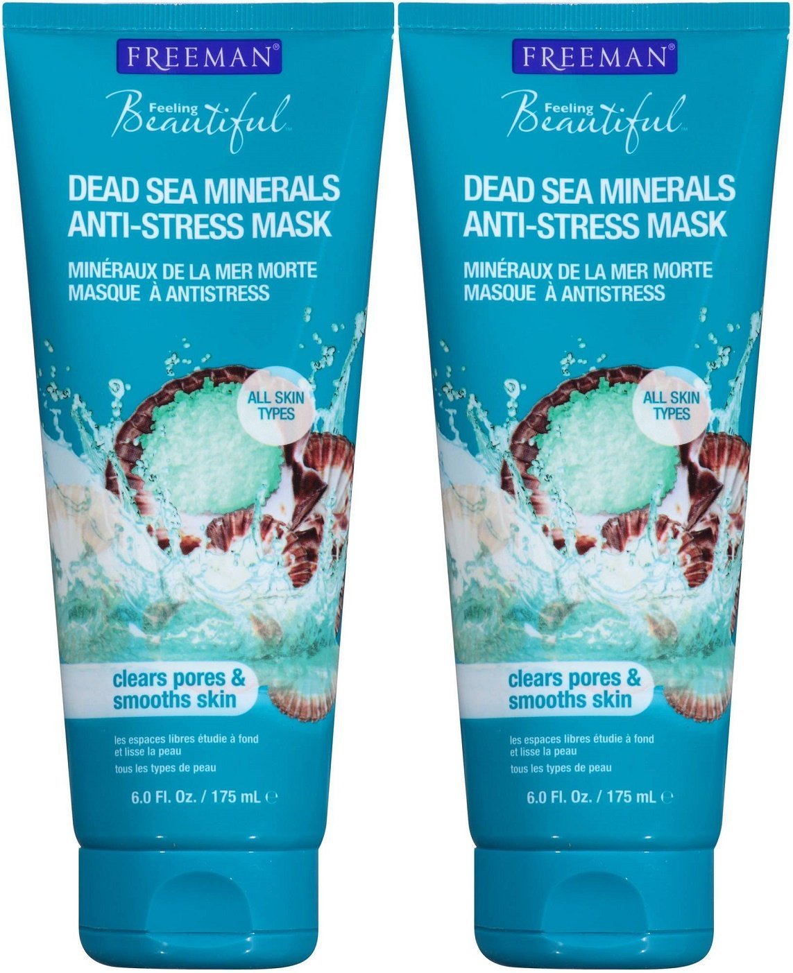 Freeman mascarilla arcilla antiestres con minerales del Mar Muerto para equilibrar piel y purificar poros