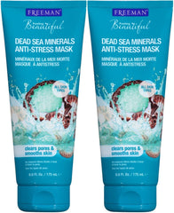 Freeman mascarilla arcilla antiestres con minerales del Mar Muerto para equilibrar piel y purificar poros