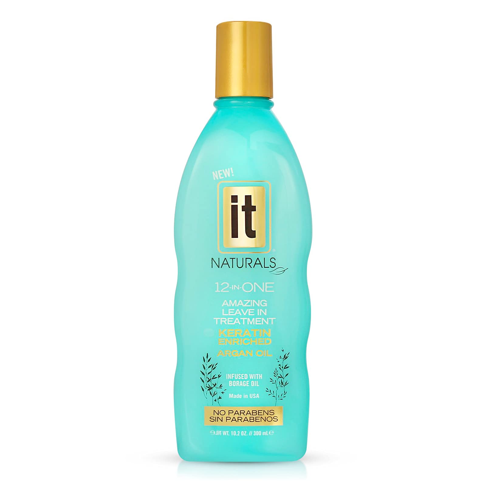 Freeze It 12-en-1 tratamiento sin enjuague en bote para cabello suave