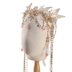 Corona hada mariposa rosada de FRESHME para un look mágico en fiestas