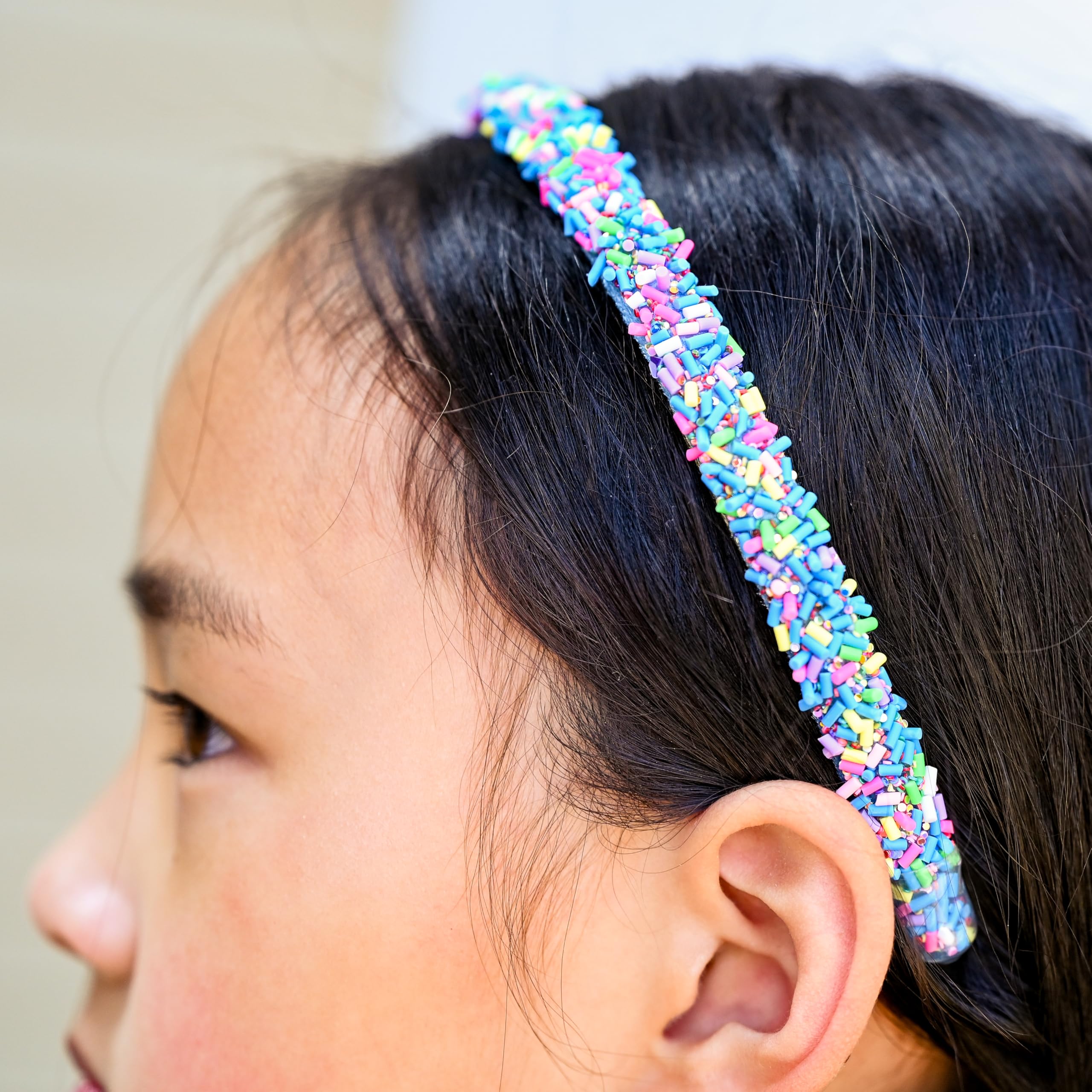 Conjunto de 4 diademas finas con lentejuelas de FROG SAC.