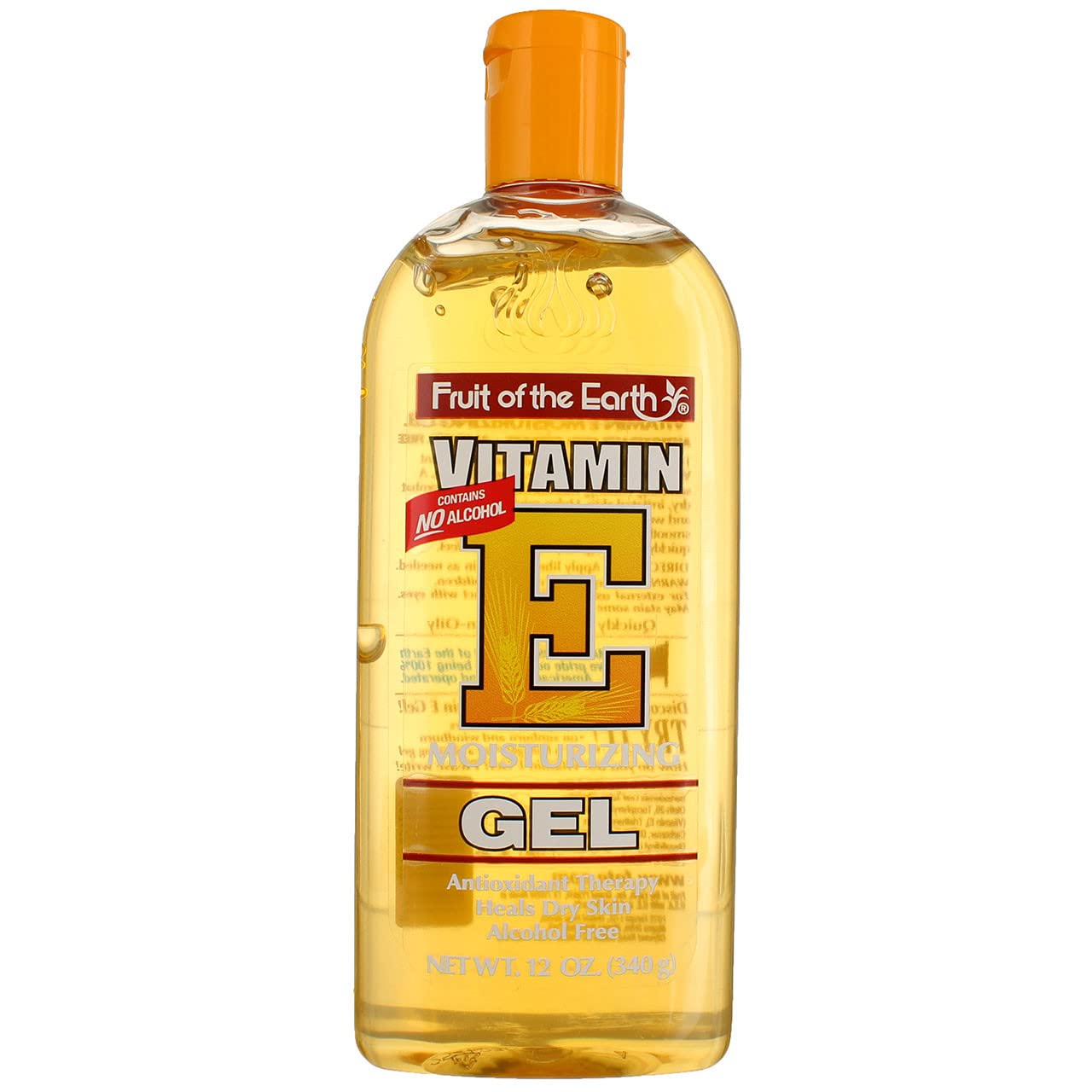 Textura sedosa del gel de vitamina E y aloe vera