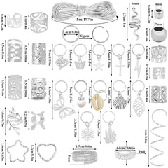 Accesorios Fscwlmon para dreadlocks, cierre cómodo y seguro