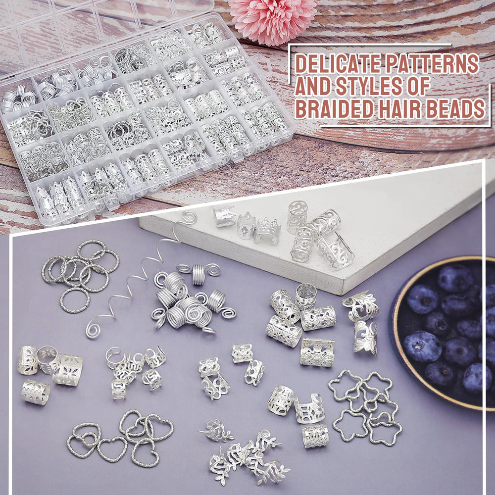 Fscwlmon broches para cabello para trenzas de metal.