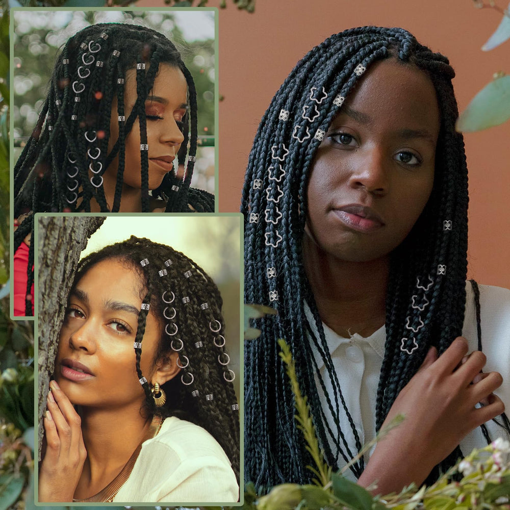 Fscwlmon colgantes para cabello, ideales para dreadlocks y peinados.