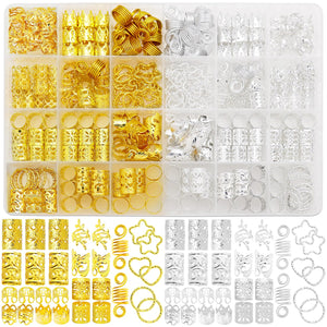 Fscwlmon joyas para trenzas en oro, añade brillo duradero.
