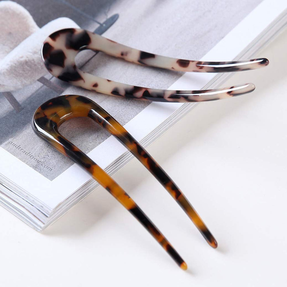 Fsmiling uso chignon: pasadores franceses para recogidos elegantes