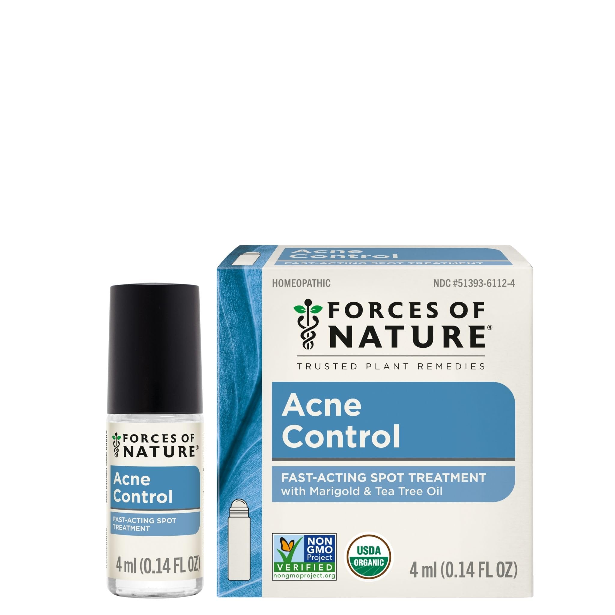 Forces of Nature rodillo acne: aplicación puntual para la piel