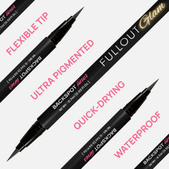 Fullout Glam delineador magnético impermeable ideal para entrenamientos y actuaciones.