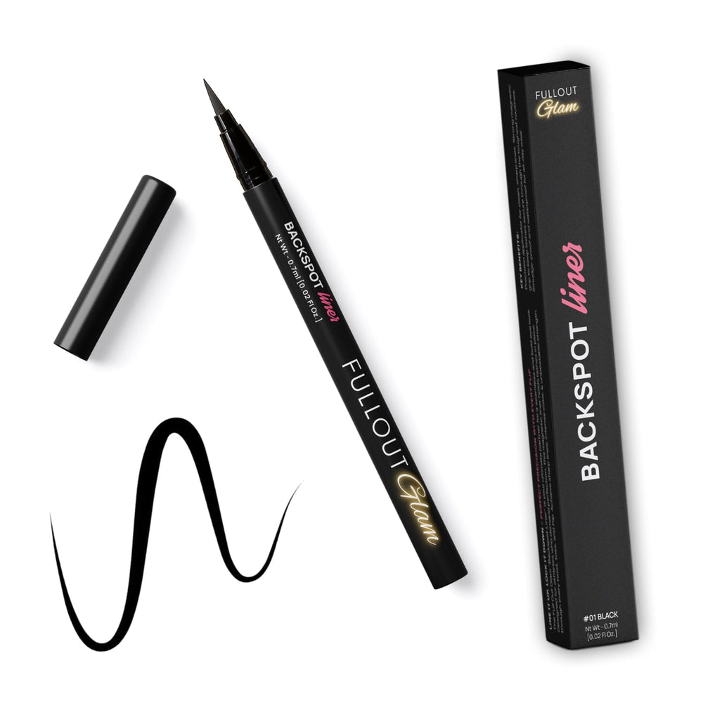 Fullout Glam BackSpot Liner punta precisa para una aplicación exacta.
