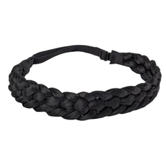 Fumwase banda trenzada 5 hilos, negro, aporta volumen y estilo duradero