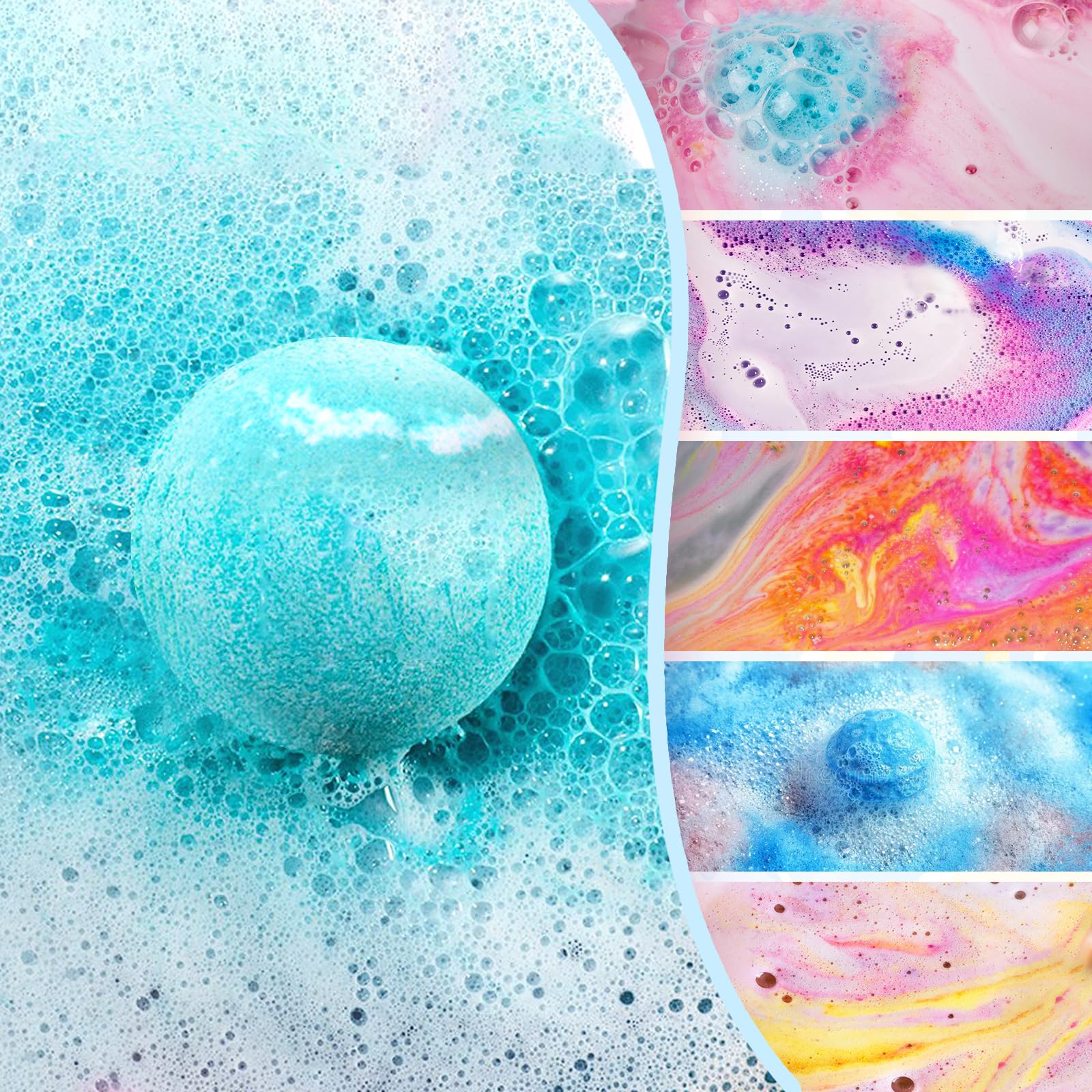 Funcrevity bombas de baño que no manchan la tina.