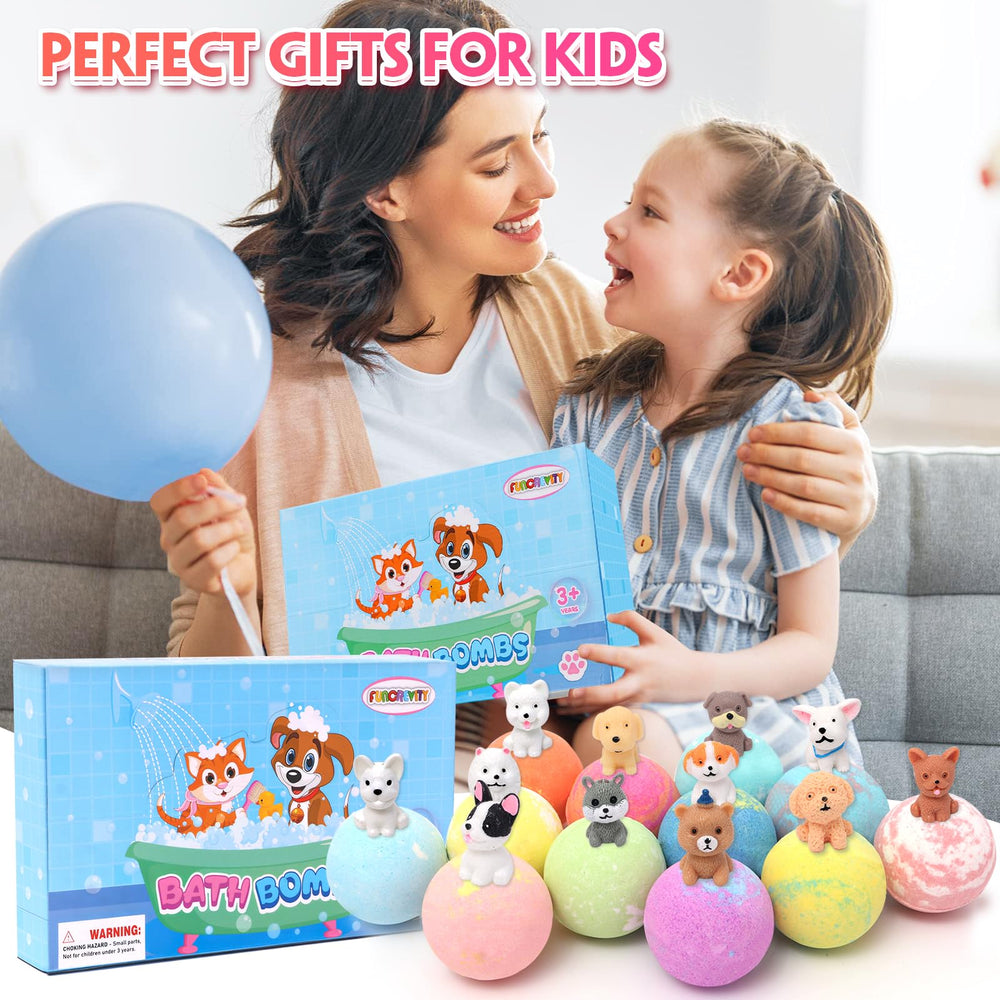 Funcrevity bombas de baño coloreadas crean un mundo sensorial.