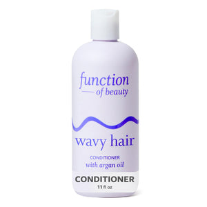 Function of Beauty: acondicionador ondulado con aceite de argán para brillo suave.