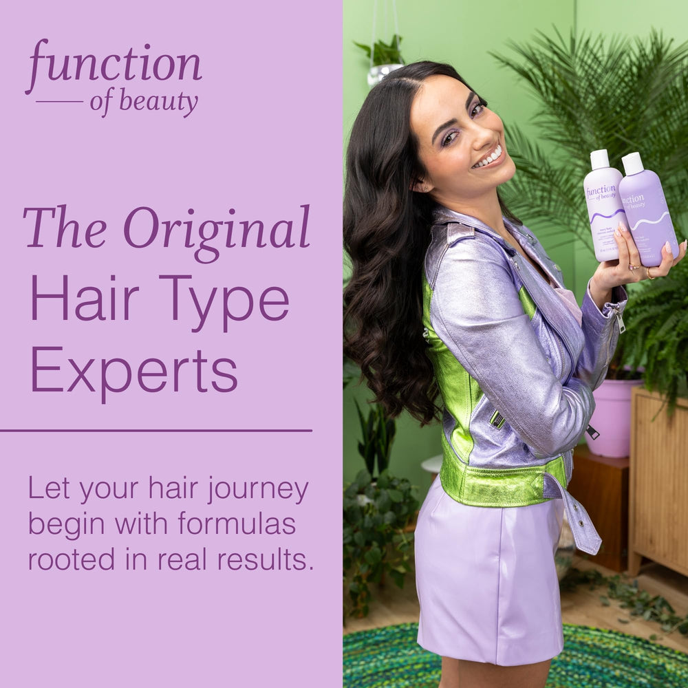 Function of Beauty Volumen Definicion Mousse: movimiento ligero para ondas.