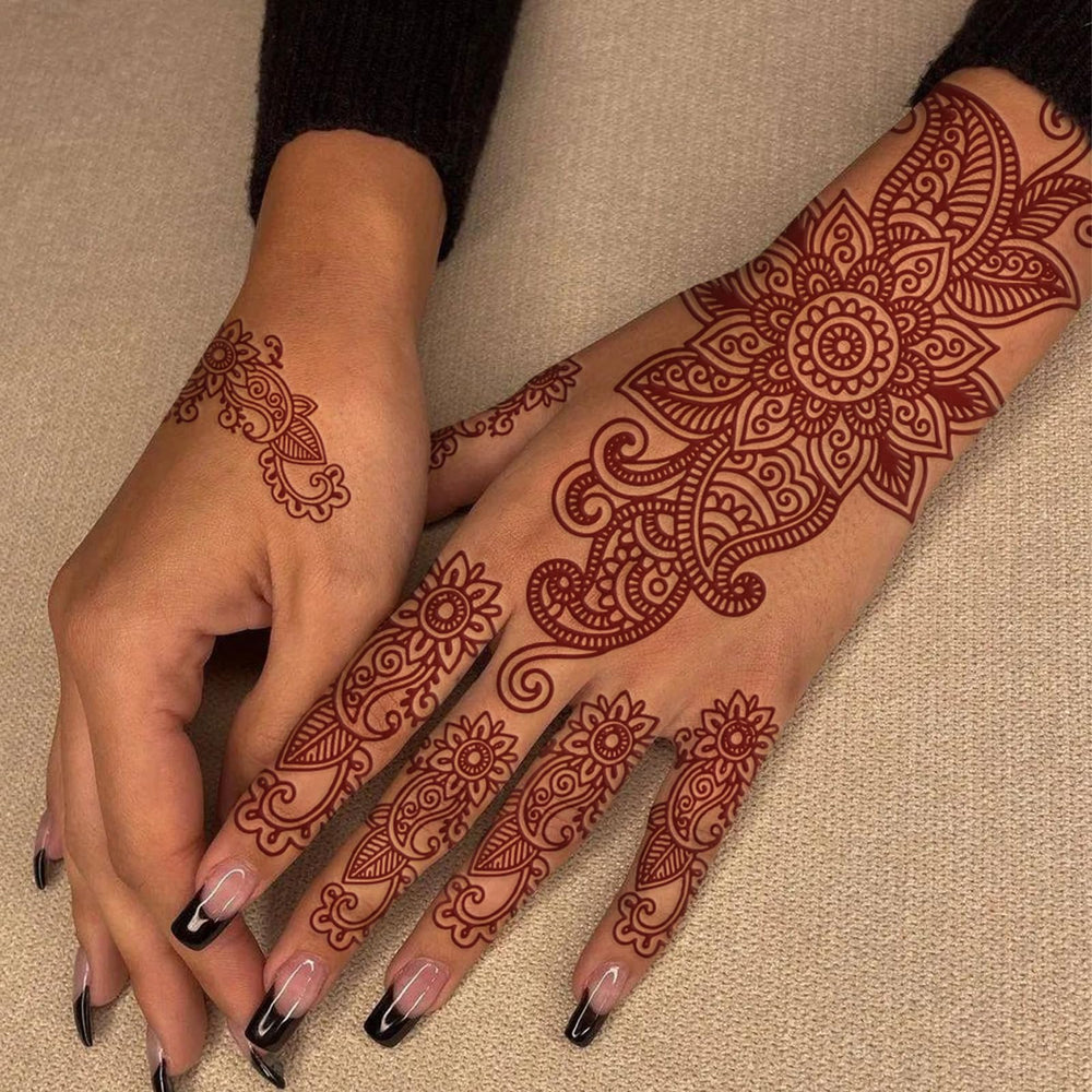 FUNTATTOO: tatuajes temporales con encaje y mandala para eventos.