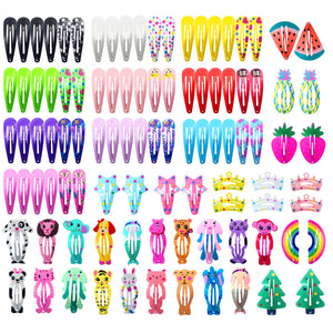 Clip Funtopia forma de gota, color sólido, ideal para uso diario