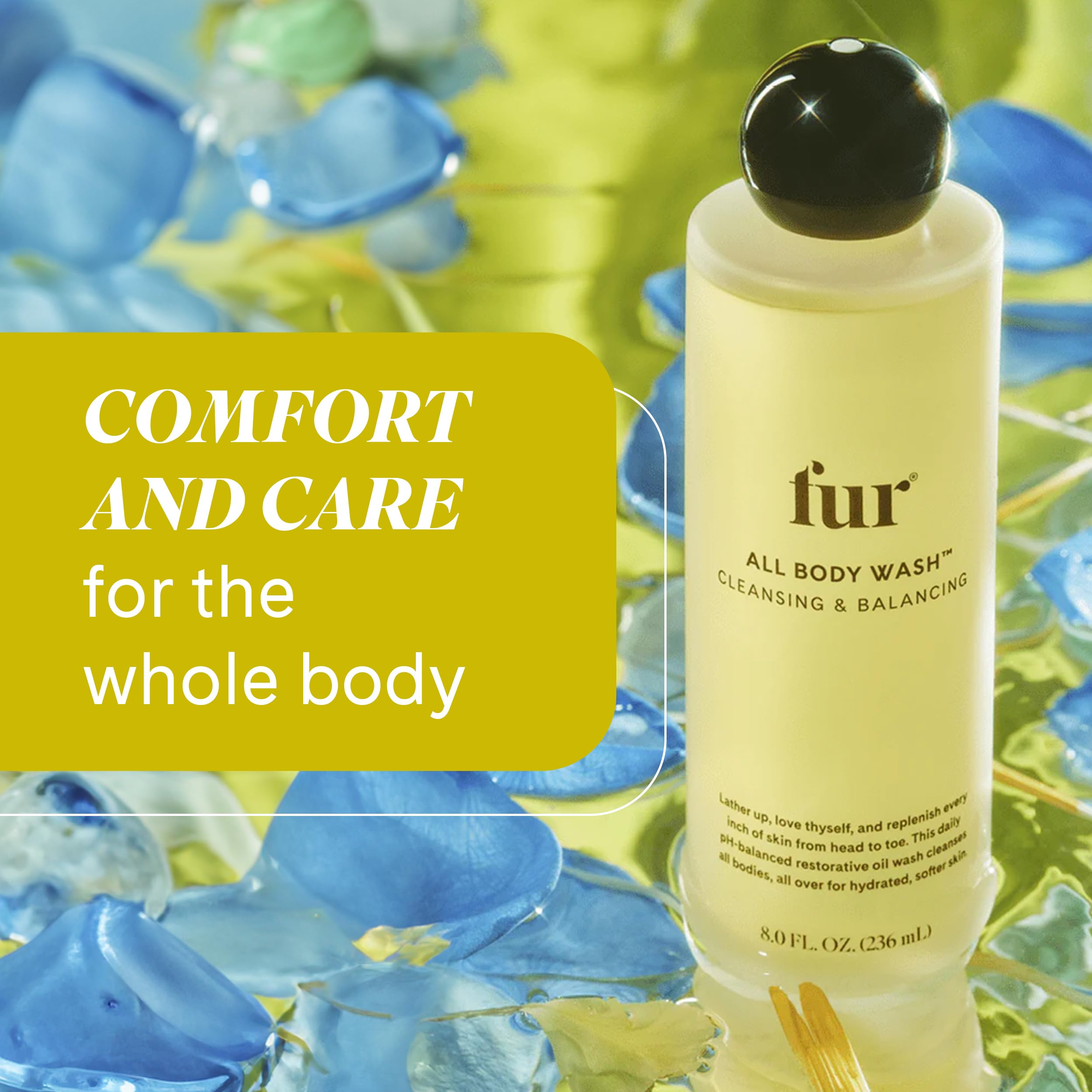Fur All Body Wash revitaliza piel opaca y aporta confort.
