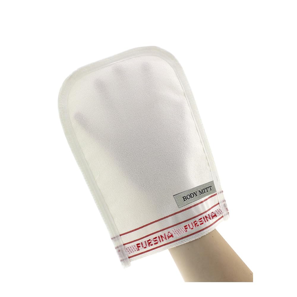 Guante exfoliante FURSINA para ducha, elimina células muertas y mejora la textura