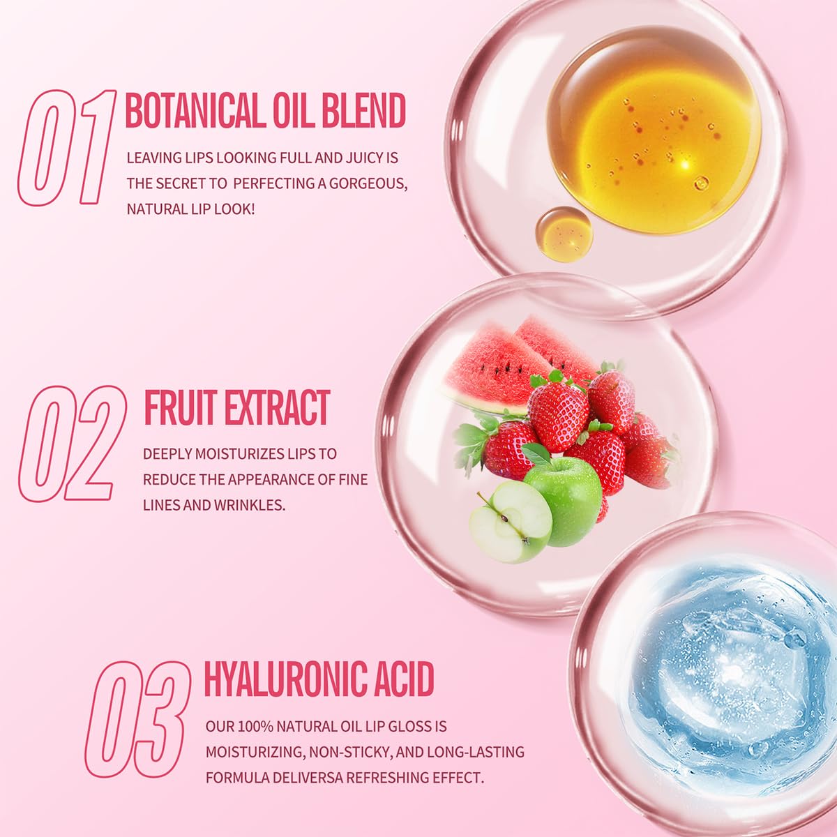 Mascarilla labial FYEBOO durazno: nutrición nocturna para labios suaves.