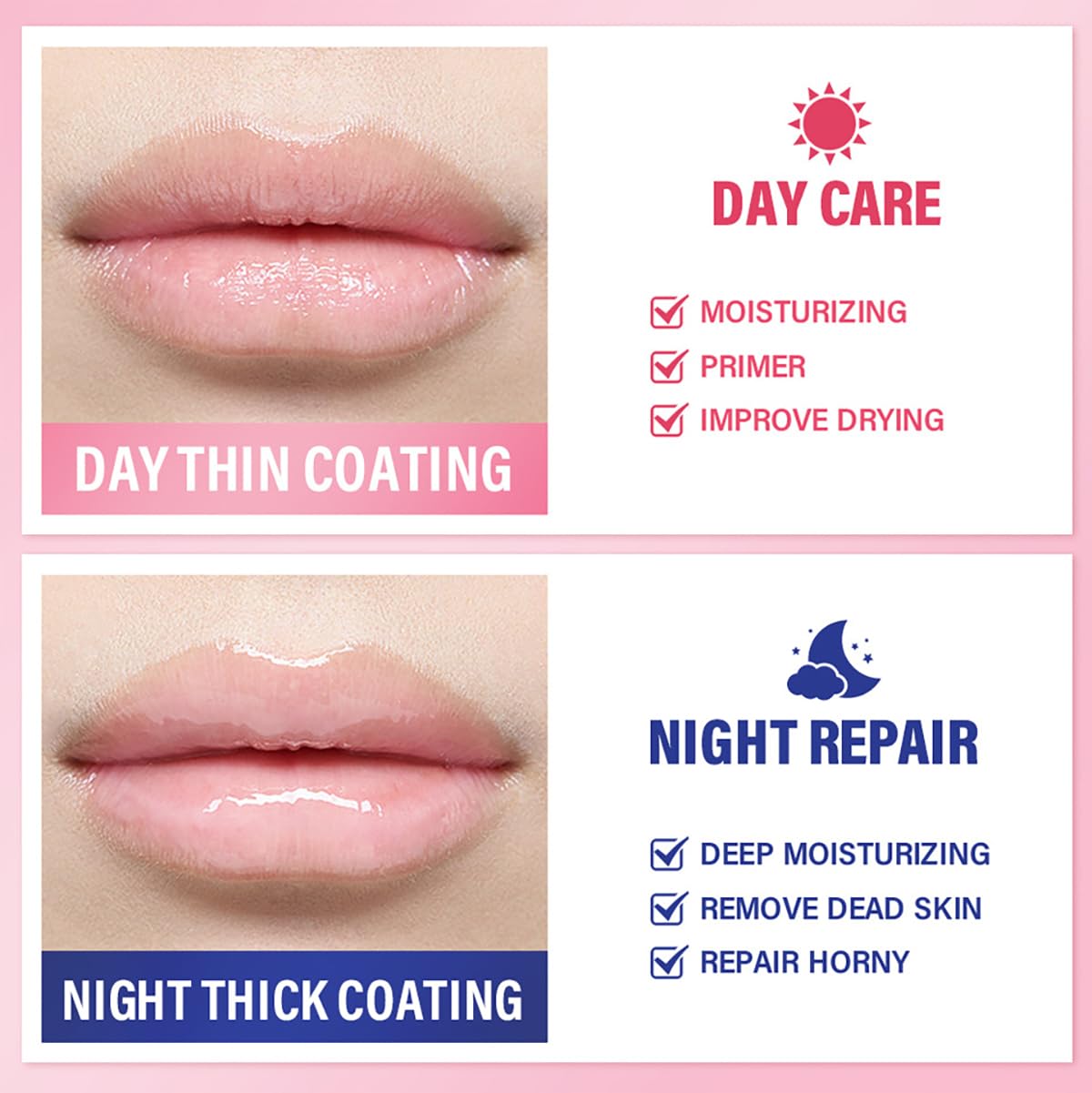 Mascarilla labial FYEBOO manzana-lima: mantiene la humedad durante la noche.