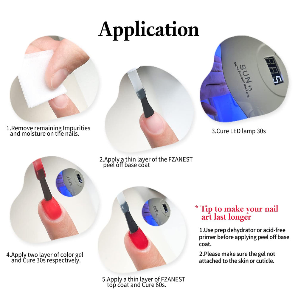 FZANEST curado-led-uv: compatible con lámparas para curado rápido.