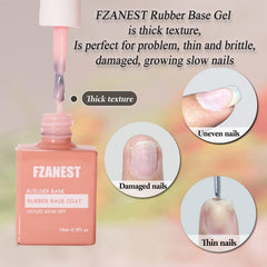 FZANEST pincel incluido facilita manicura en gel en casa.
