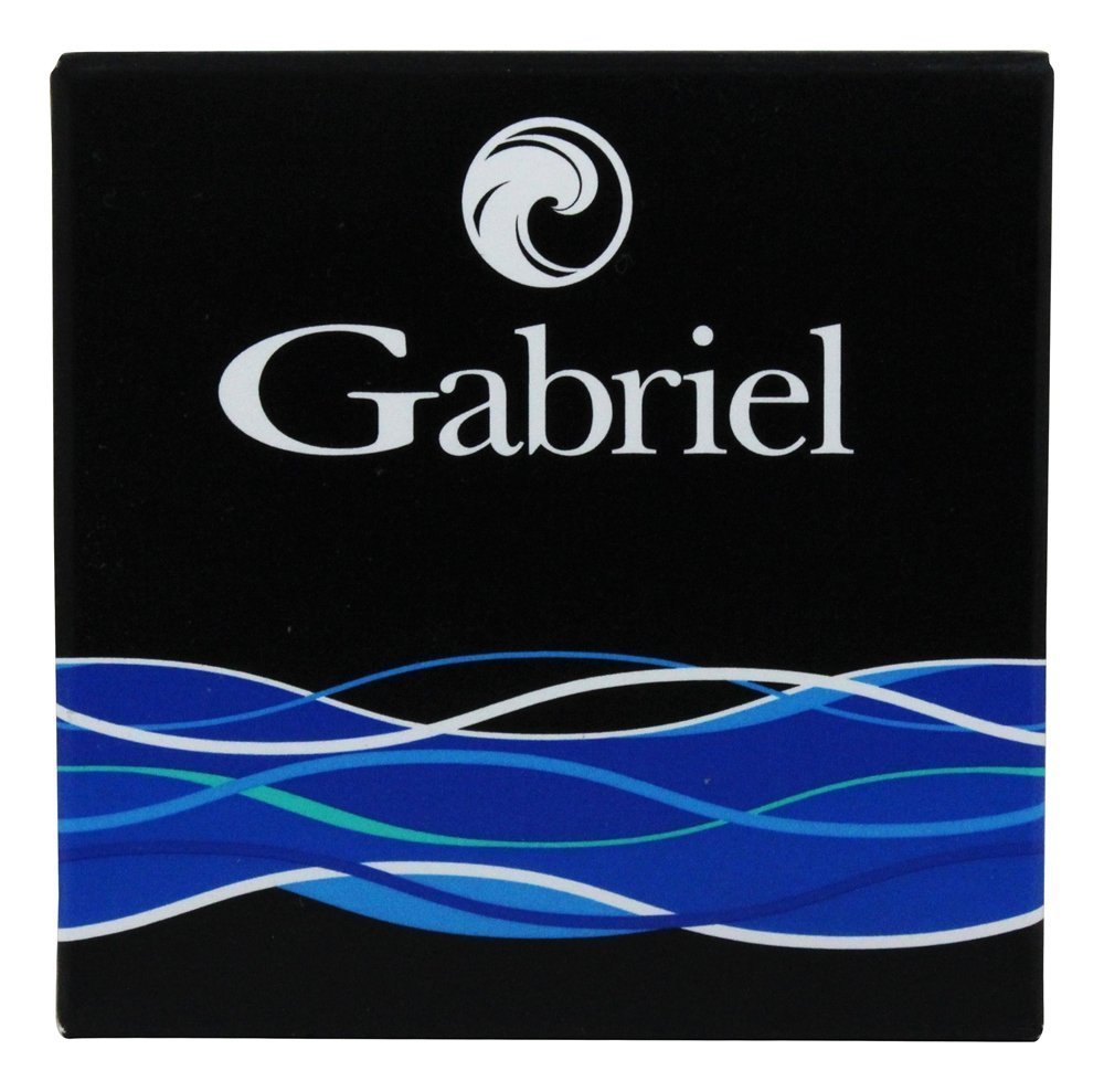 Gabriel Cosmetics polvo mineral prensado frente: acabado mate suave y natural.