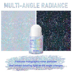 GADMLURY brillo granulado para rostro y cabello, estilo audaz.