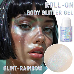 GADMLURY brillo hologografico cambia de color bajo la luz, estilo dinamico.