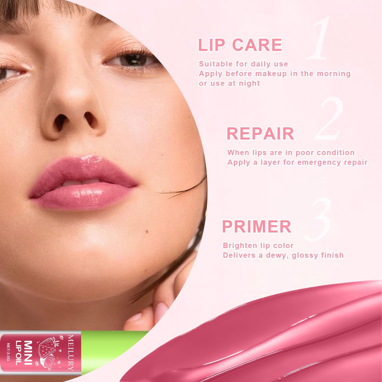 GADMLURY labial con alta pigmentación y brillo duradero