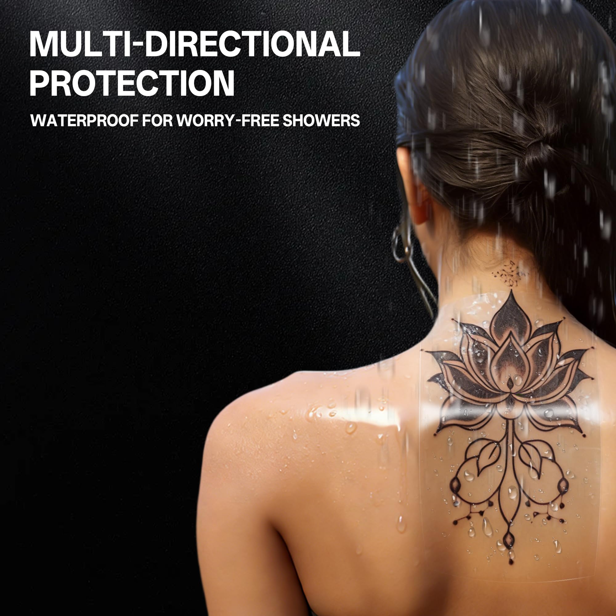 GAGATOAD Tattoo Wrap adhesivo transparente y resistente al agua
