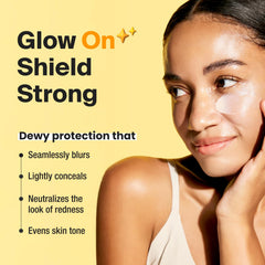 GANGNAM GLOW Day Shield acabado luminoso y natural