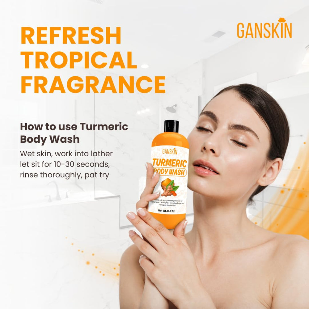 Ganskin Curcuma: experiencia de ducha relajante con aroma suave