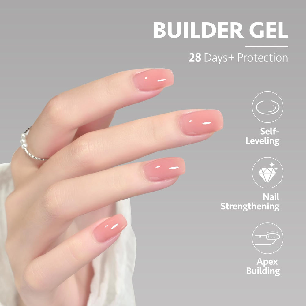 GAOY base para uñas, base estable para adherencia del gel.