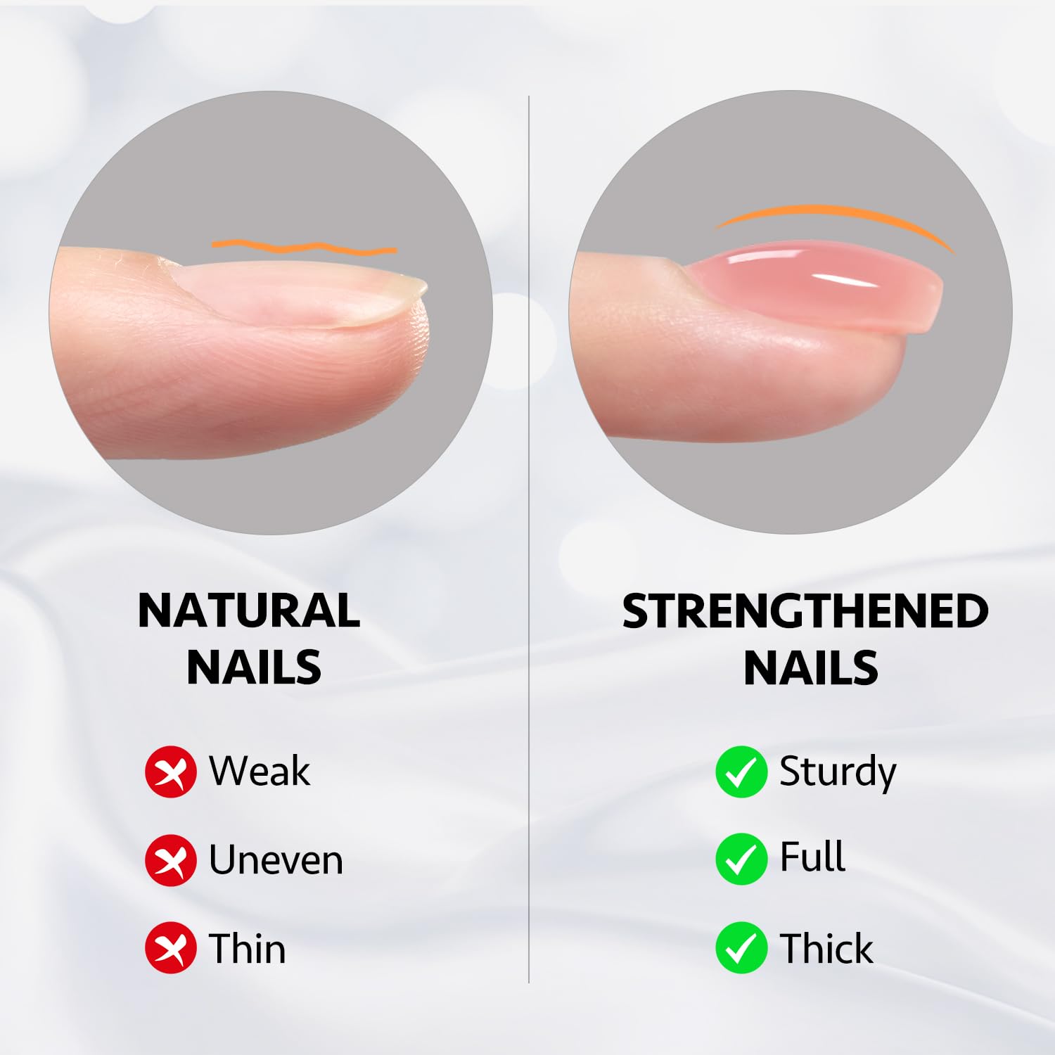 GAOY Builder Gel 16ml, aplicación suave para uñas naturales.