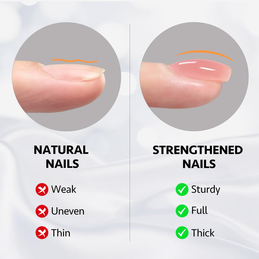 GAOY Builder Gel 16ml, aplicación suave para uñas naturales.
