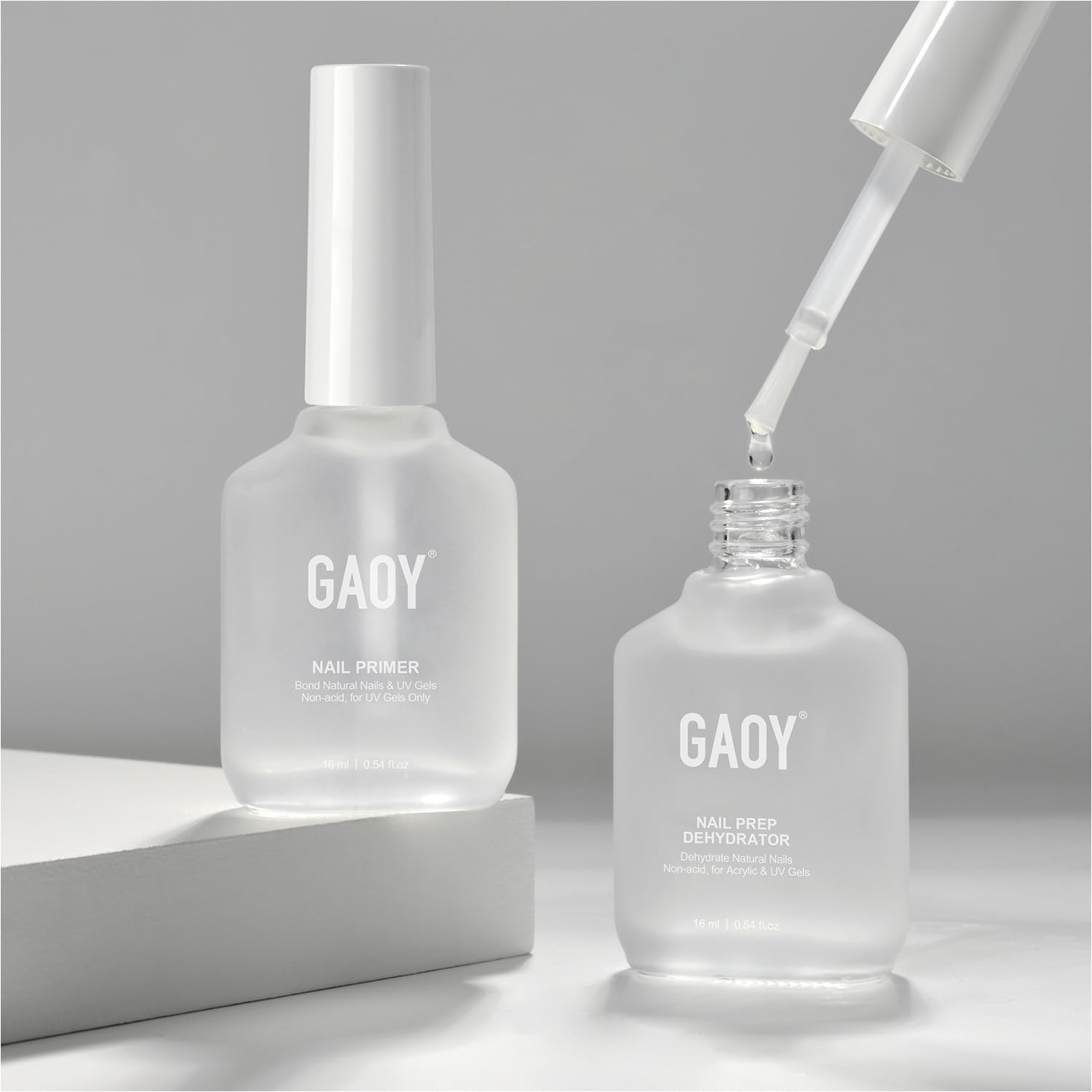 GAOY deshidratador-primer-uñas, botella de 16 ml para mejorar la adherencia del gel.